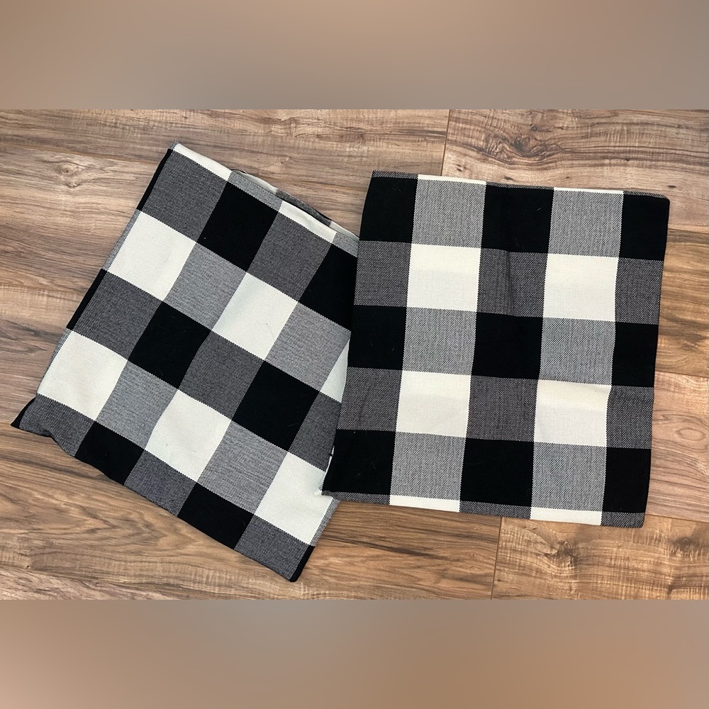 Set of 2 Farmhouse Pillow Covers